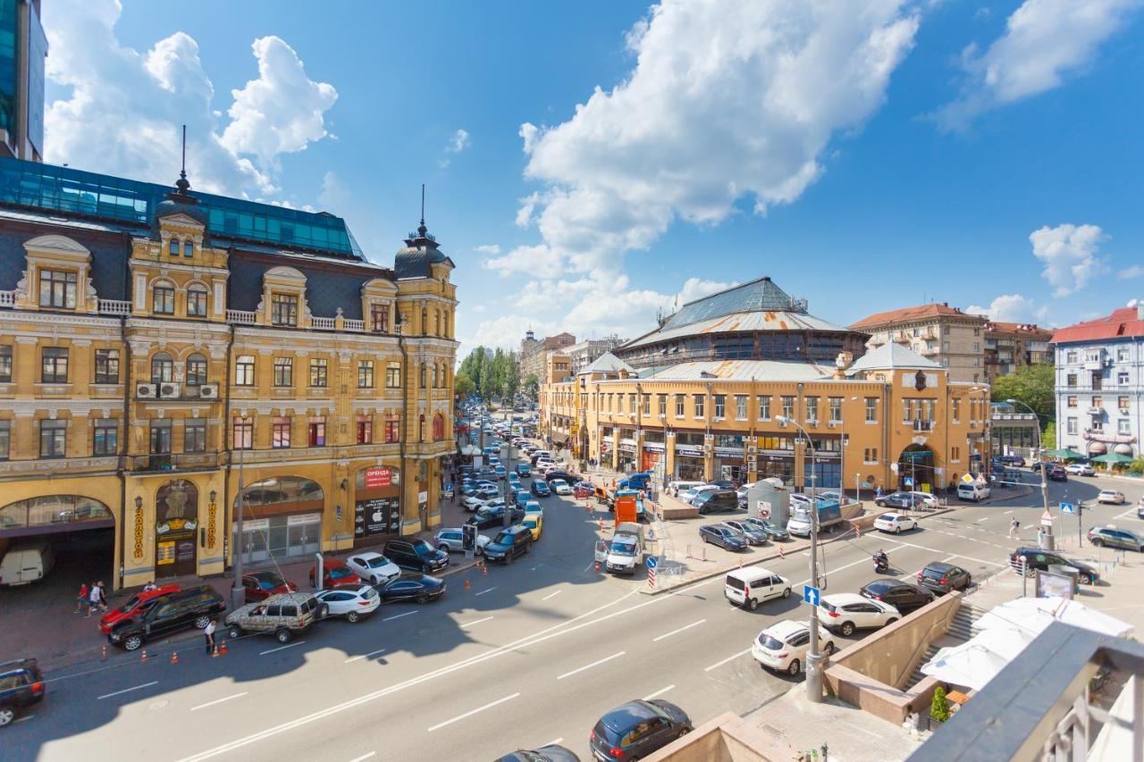 Bessarabka Apartments Kiev Exteriör bild